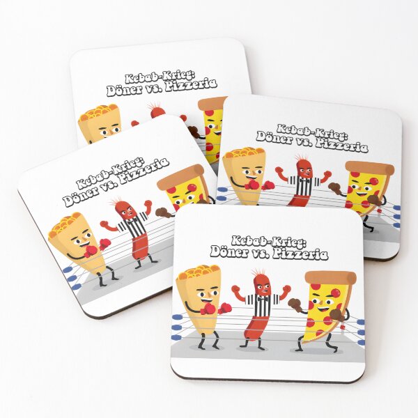 Item preview, Kebab-Krieg: Döner vs. Pizzeria – The Ultimate Food Fight Tee designed and sold by AnnDesignStudio.