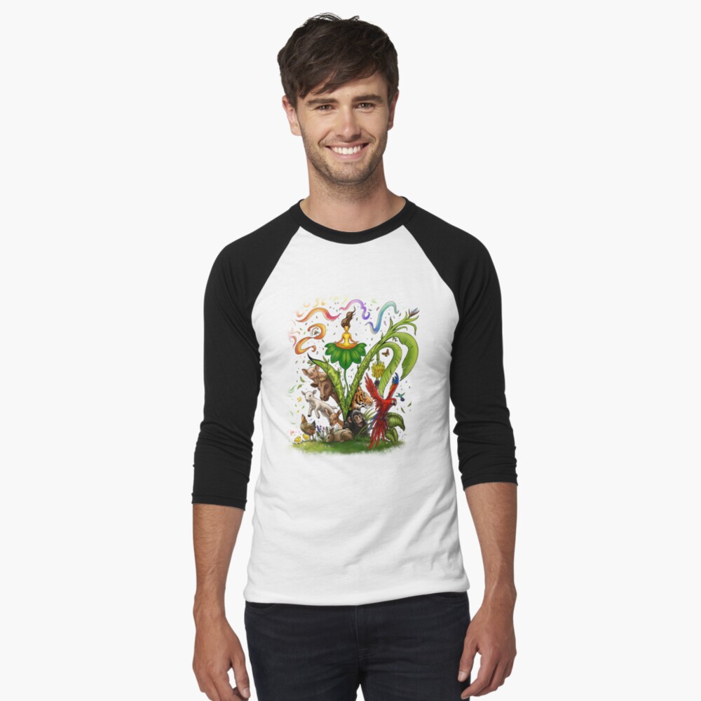 Item preview, Baseball ¾ Sleeve T-Shirt designed and sold by AerhalevArt.