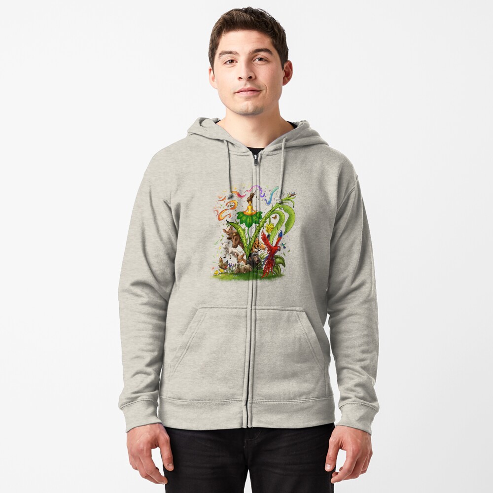 Item preview, Zipped Hoodie designed and sold by AerhalevArt.