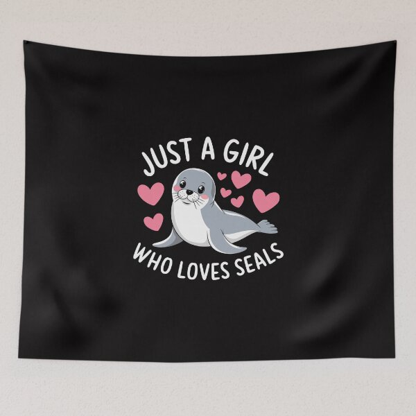 Item preview, Just a girl who loves seals designed and sold by jkrphoto.