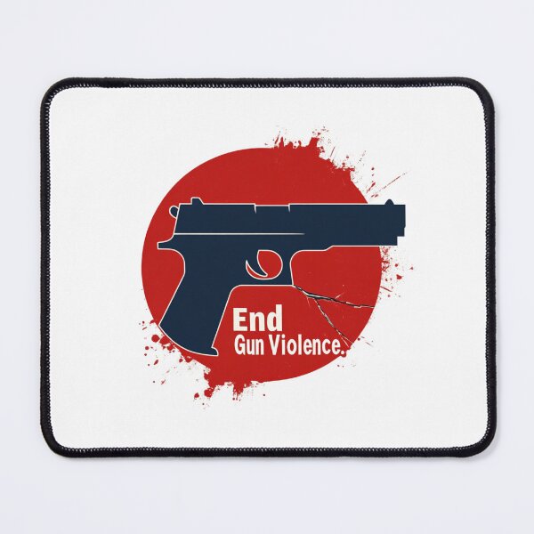 Item preview, End Gun Violence Minimalist Logo – Anti-Gun Reform Advocacy Design for Awareness Campaign designed and sold by ArtPetrenko90.