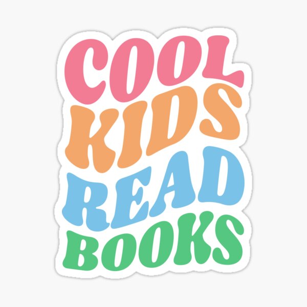 Item preview, Retro Colorful Cool Kids Read Books designed and sold by Nova~Prints.