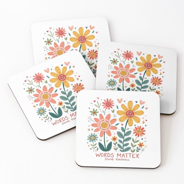 Item preview, Words Matter Speak Kindness - Motivational Sayings, Kindness Quotes designed and sold by HEI DesignPartners.
