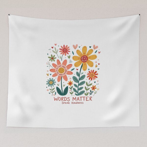 Item preview, Words Matter Speak Kindness - Motivational Sayings, Kindness Quotes designed and sold by HEI DesignPartners.