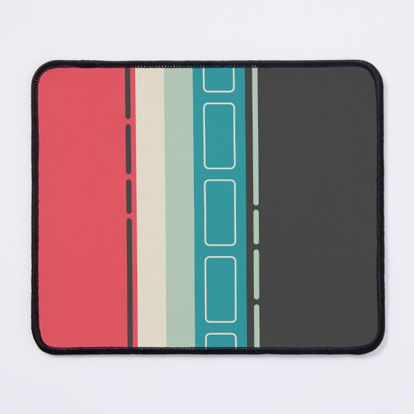 Artikelvorschau, Geometrisches vertikales Panel – Cooler Retro-Stil entworfen und verkauft von PatternDesign01.