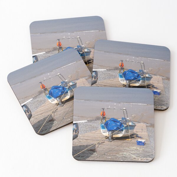 Item preview, Fishing boats on Sheringham beach, Norfolk coast designed and sold by yackers1.