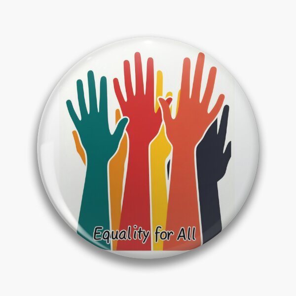 Item preview, Igualdad para todos: un poderoso diseño de diversidad e inclusión con manos en alto que simbolizan la unidad, el cambio social y la justicia para todos. designed and sold by ArtPetrenko90.