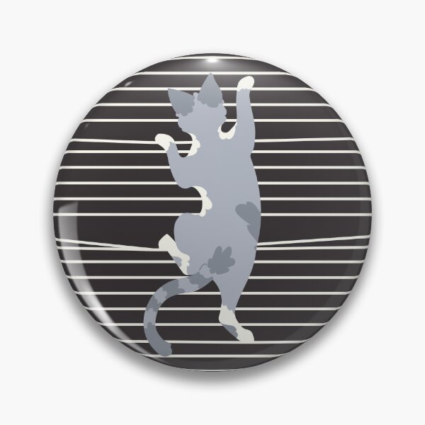 Item preview, Grey Kitty Striped  designed and sold by golovesomeart.