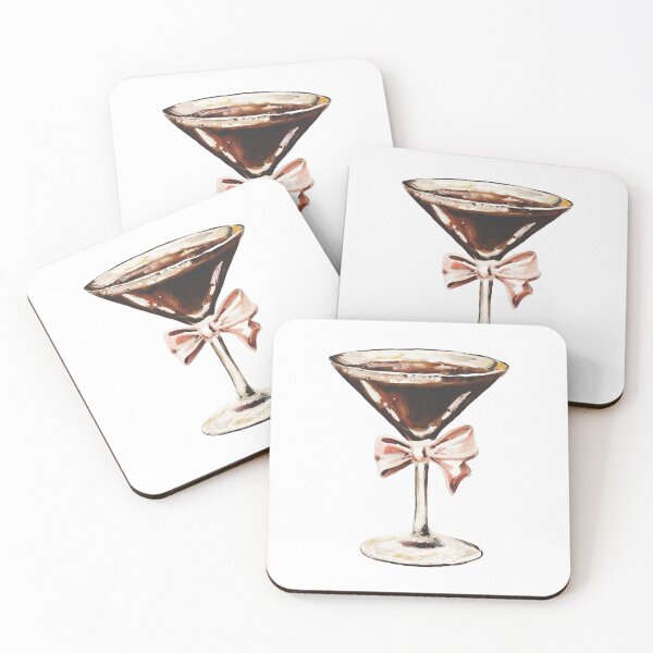 Item preview, Coquette Aesthetic Espresso Martini for the Girlies Sticker designed and sold by HeavenTarnished.