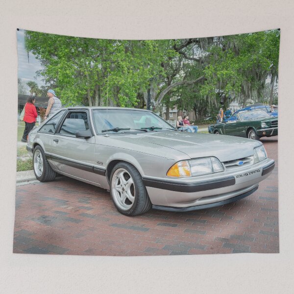 Item preview, 1989 Silver Ford Mustang LX 5.0 Hatchback X100 designed and sold by RichFrancoCars.