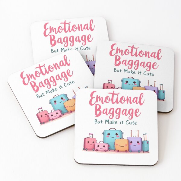 Item preview, Emotional Baggage, but make it cute designed and sold by Smileyt-shirt.