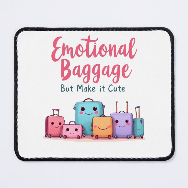 Item preview, Emotional Baggage, but make it cute designed and sold by Smileyt-shirt.