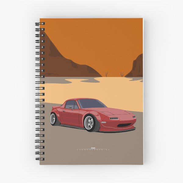 Item preview, Stanced Miata in Desert – JDM Art designed and sold by ElseWorldDesign.