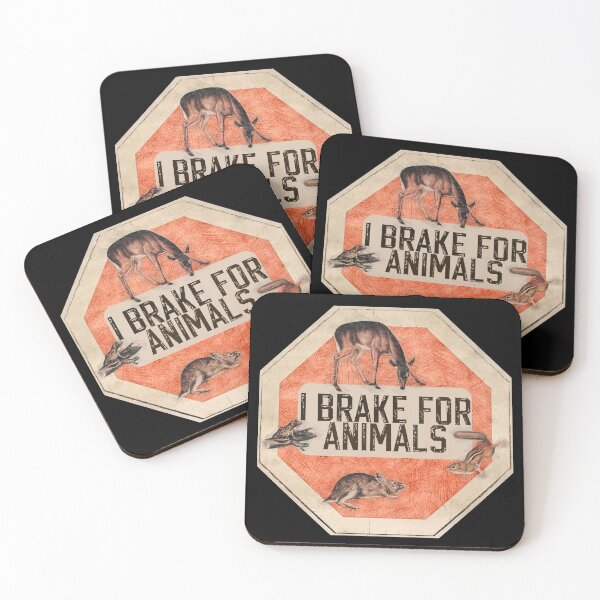 Item preview, I brake for animals critters funny gifts for animals and lovers of animals designed and sold by MatthewViews.