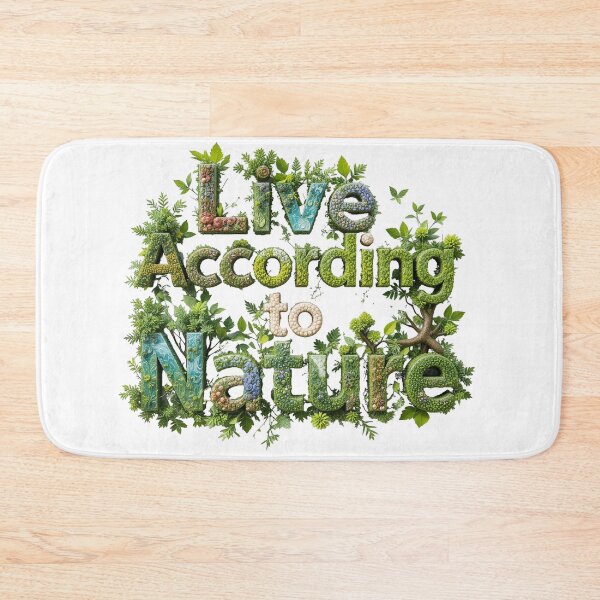 Item preview, Live According to Nature – Eco-Inspired Art designed and sold by AleksKos.