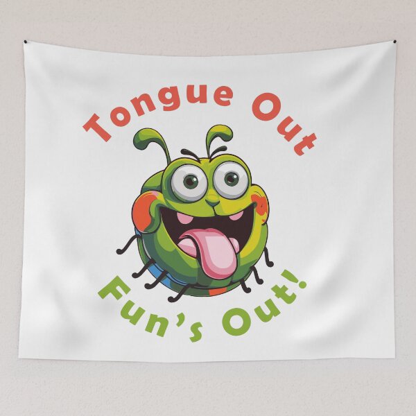 Item preview, Tongue Out Fun's Out! designed and sold by Nouveaupattern.
