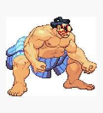 Street Fighter Alpha - E Honda Photographic Print