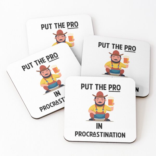 Item preview, Put The Pro In Procrastination designed and sold by AllAboutStuffz.