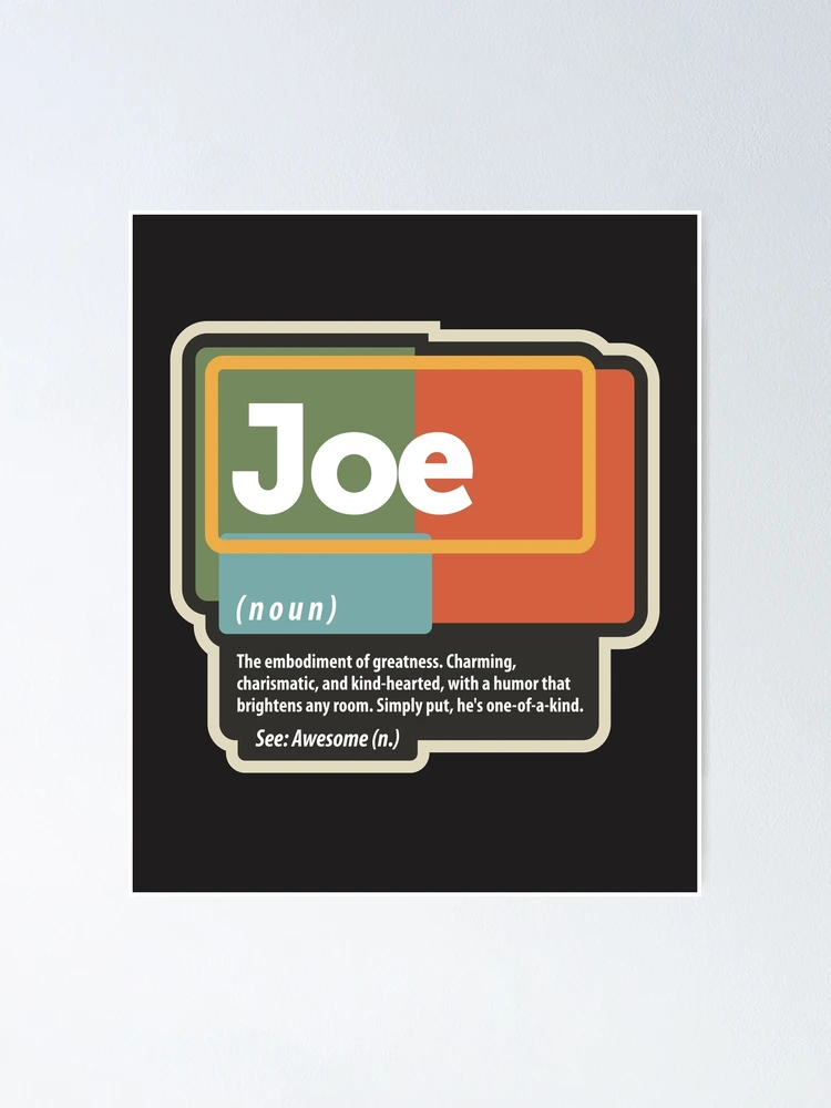 Joe Definition Funny Name Joe
