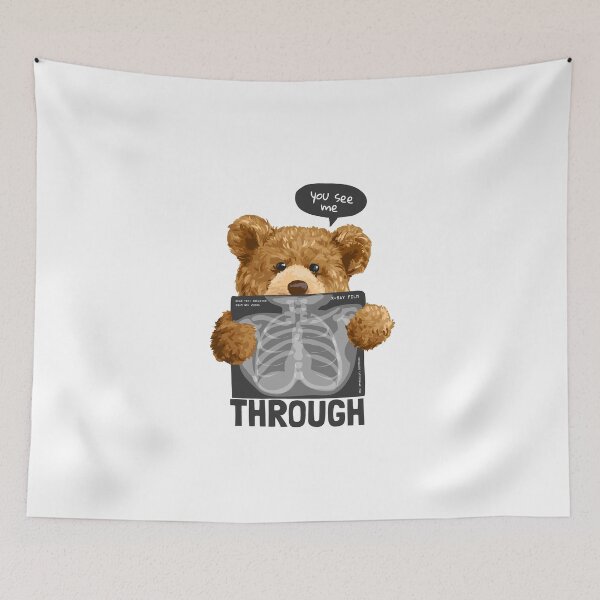 Item preview, Cute bear Teddy- Streetwear designed and sold by Krasnovaovaova.