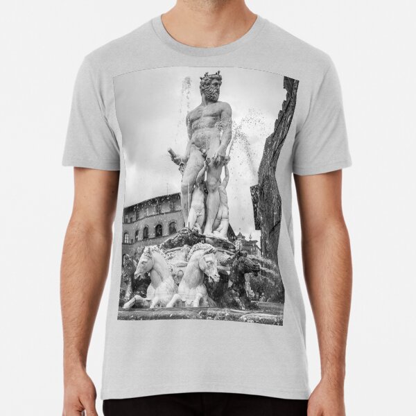 Item preview, Fountain of Neptune in Piazza della Signoria, Florence Italy designed and sold by SoulEchoesPhoto.