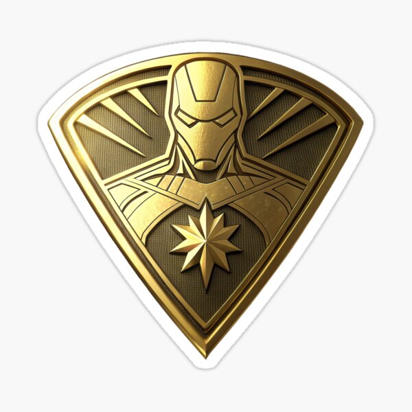 Item preview, Gold-Plated Hero Emblem with Embossed Luxury designed and sold by Glam-Gustoz.