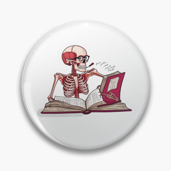 Item preview, Scholarly Skeleton's Study designed and sold by AuraTides.