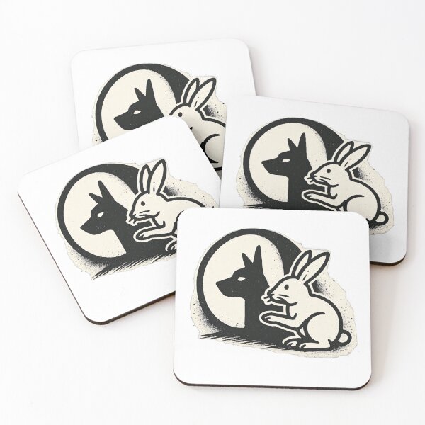 Item preview, Duality Rabbit & Wolf designed and sold by Anarodic.