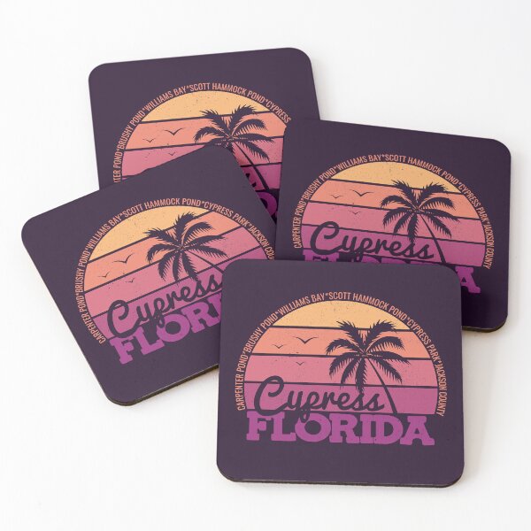 Item preview, Cypress Florida Retro Sunset Local Pride Logo designed and sold by CRHPOD20.