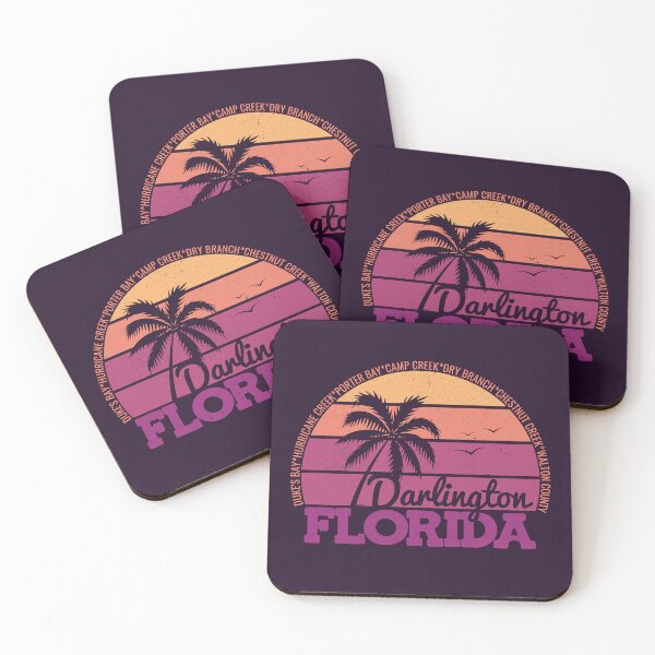 Item preview, Darlington Florida Retro Sunset Local Pride Logo designed and sold by CRHPOD20.
