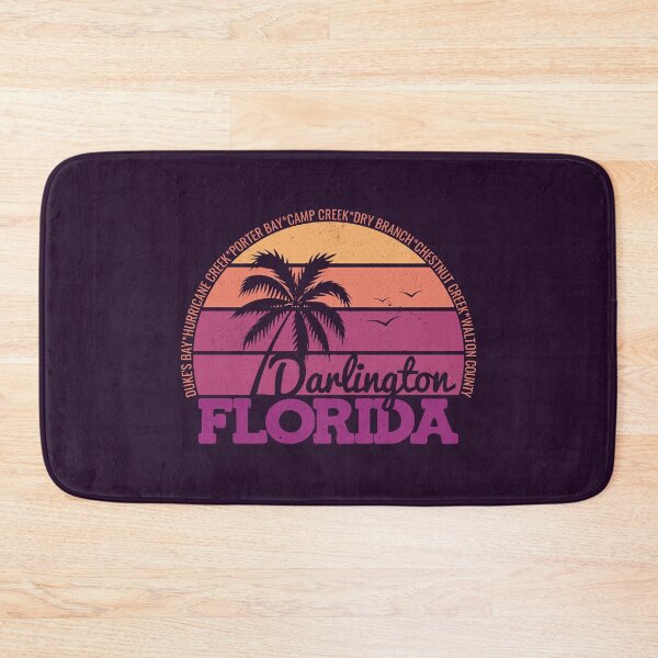 Item preview, Darlington Florida Retro Sunset Local Pride Logo designed and sold by CRHPOD20.