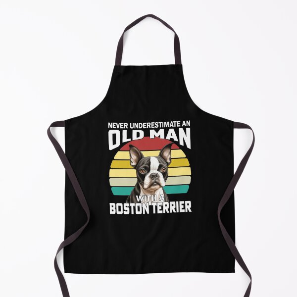 Item preview, Boston Terrier Dog Pet Owner Never Underestimate An Old Man With A Boston Terrier designed and sold by fantasticdesign.