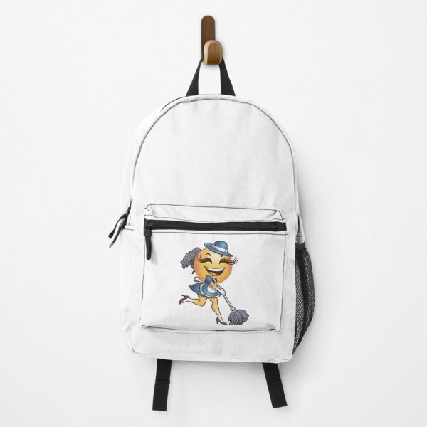 Item preview, Smiling girl with a mop.Cleaning lady,maid.Emoticon. designed and sold by MagelliShop.
