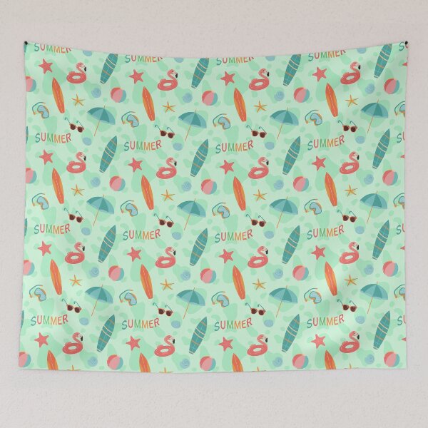 Item preview, Summer Beach Vibes Pattern designed and sold by Nouveaupattern.