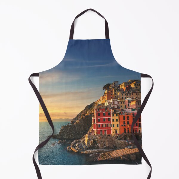 Item preview, Puesta de sol en Riomaggiore. Paisaje marino de Cinque Terre, Liguria, Italia designed and sold by Stefano Orazzini.