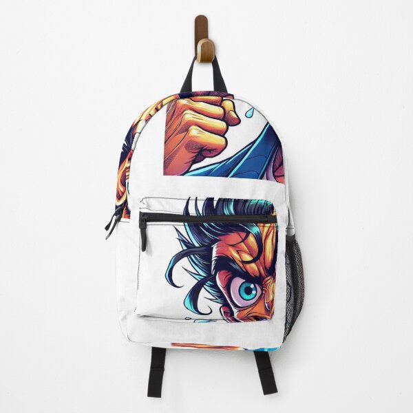 Item preview, An anime character with exaggerated facial features flexing his face in a humorous and dynamic pose. designed and sold by CrrHen1.