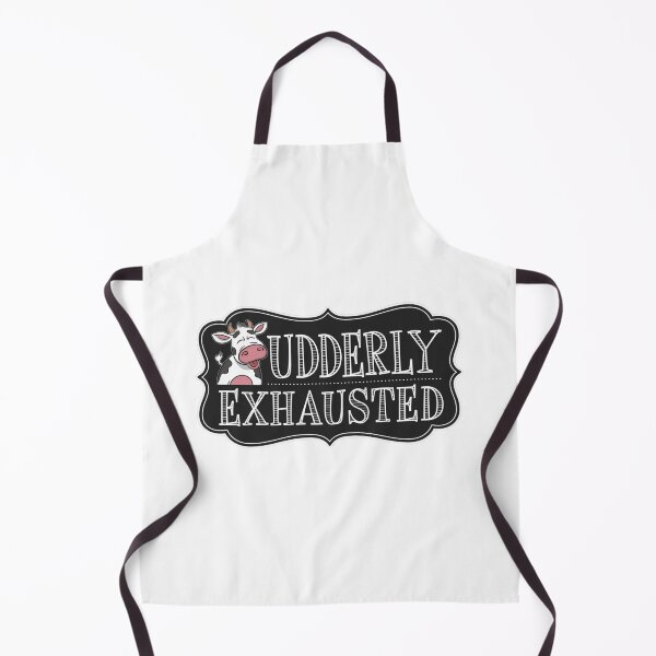 Item preview, Udderly Exhausted Cow Chalkboard designed and sold by Lori Winslow Designs.