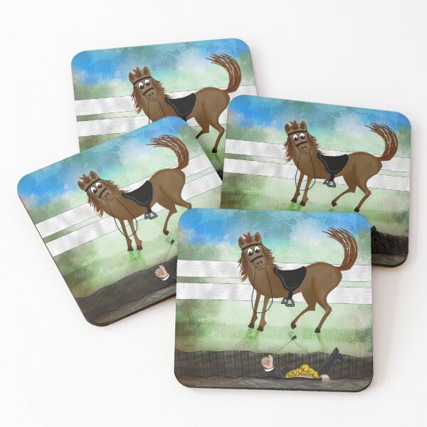Item preview, Good Day For a Steeplechase (Horse & Rider) designed and sold by Tortoise Productions.