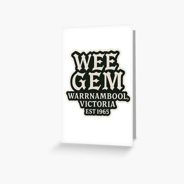 Item preview, Wee Gem Warrnambool  designed and sold by WeeGemMerch.