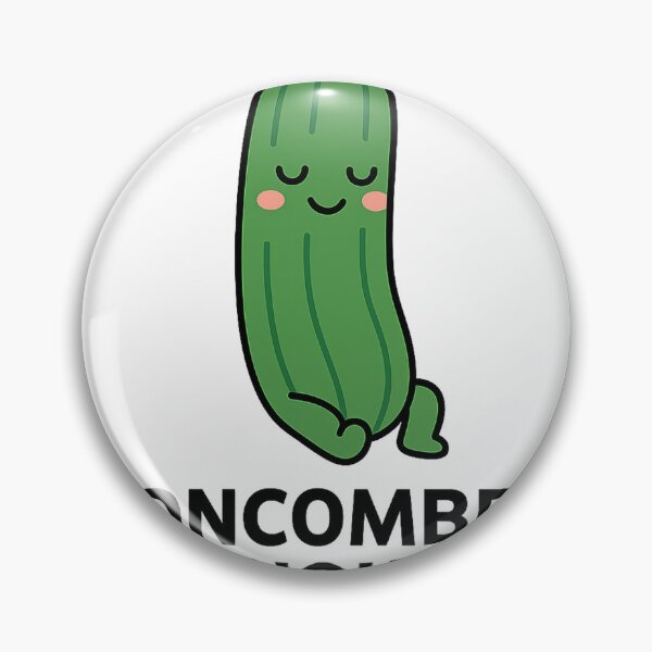 Item preview, Concombre tranquille – Chill Cucumber French Pun designed and sold by flwy-design.