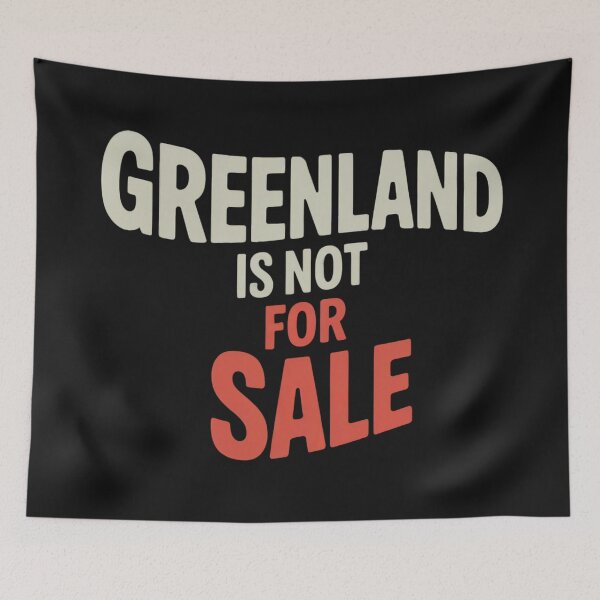Item preview, Greenland Is Not For Sale designed and sold by Anniko Art Studio.