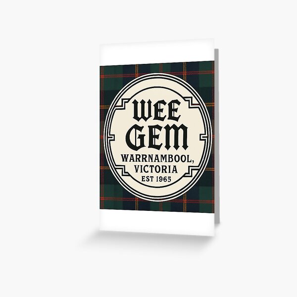 Item preview, Tartan Wee Gem Warrnambool  designed and sold by WeeGemMerch.