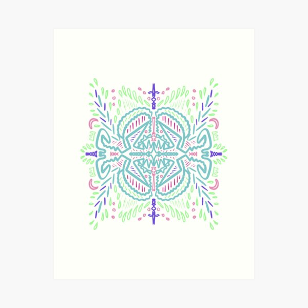 Item preview, Magic circle color full pattern  designed and sold by tenkenryujin.