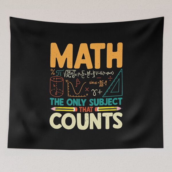 Item preview, Math Gifts Math Is The Only Subject That Counts designed and sold by DexertimaArt.