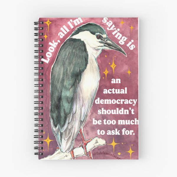 Item preview, Look all I'm saying is an actual democracy shouldn't be too much to ask for designed and sold by fabfeminist.