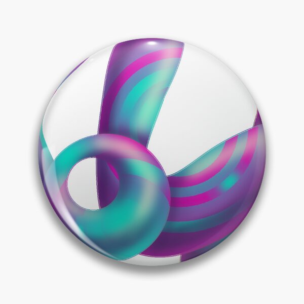 Item preview, Hello Psychedelic in turquoise and pink in 3D designed and sold by CecyLL.