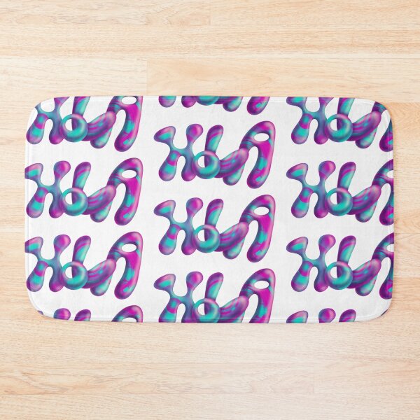 Item preview, Hello Psychedelic in turquoise and pink in 3D designed and sold by CecyLL.