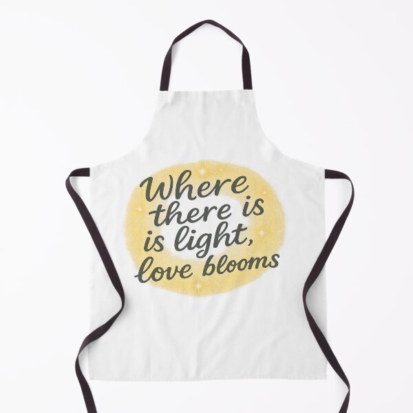 Item preview, Where There Is Light, Love Blooms – Radiant Spiritual Quote Design designed and sold by SoulPrints by Beata.