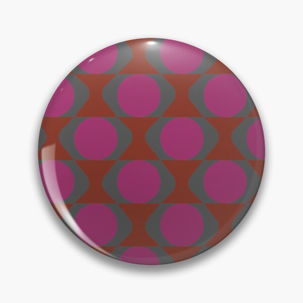 Item preview, Repetitive design pattern of seamless shapes with colors: pink, gray, and brown. designed and sold by StampYourself.