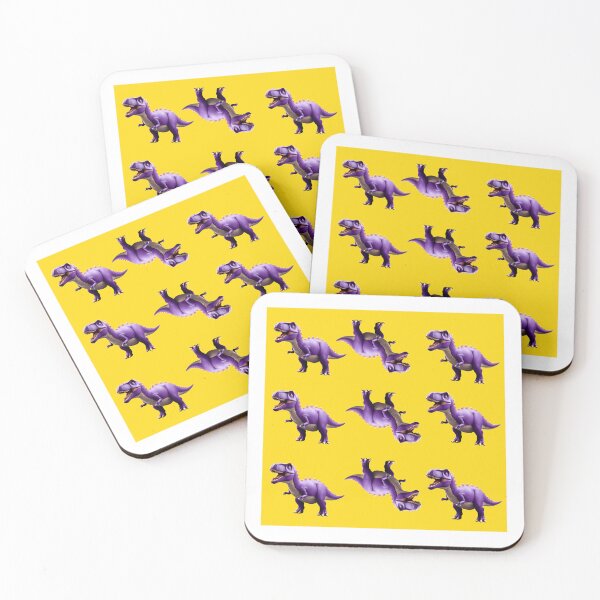 Item preview, Roaring Purple Dinosaurs designed and sold by FAMILY DYNASTY.